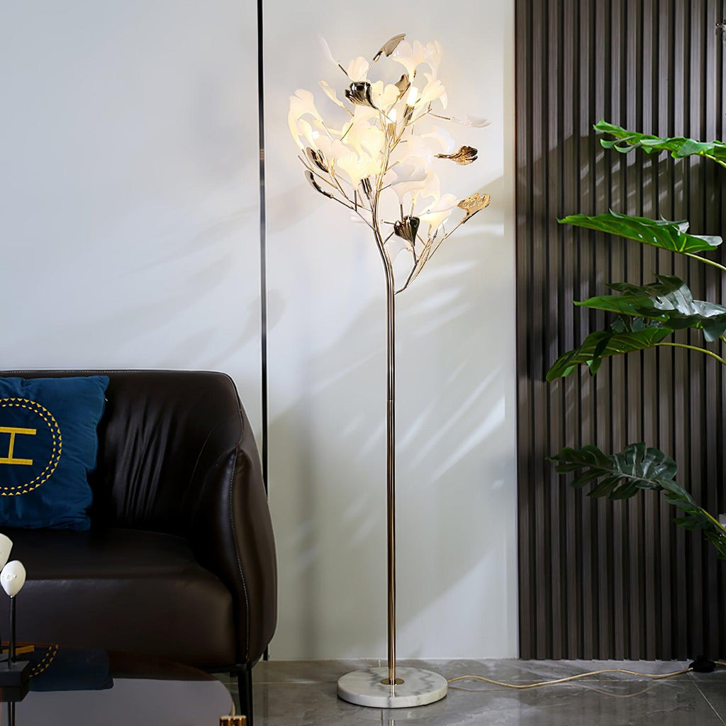 Gingko Leaf Floor Light, Floor Lamp, detail 4