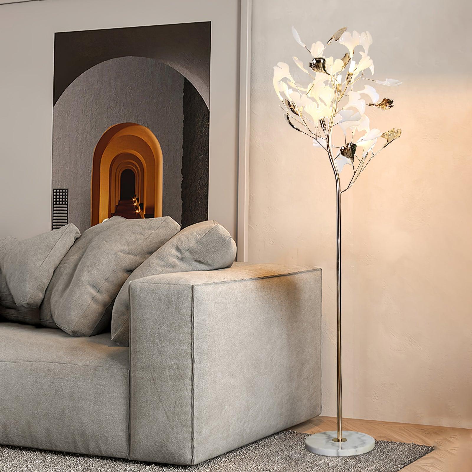 Gingko Leaf Floor Light, Floor Lamp, detail 7