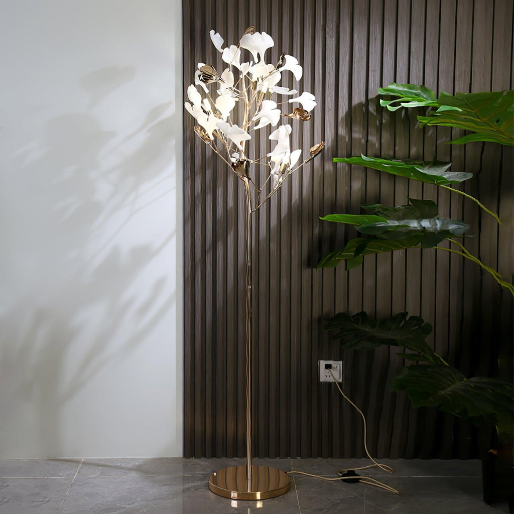 Gingko Leaf Floor Light, Floor Lamp, detail 2