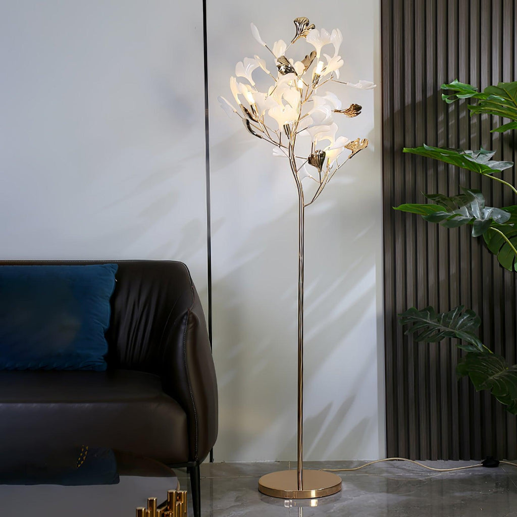 Gingko Leaf Floor Light, Floor Lamp, detail 3