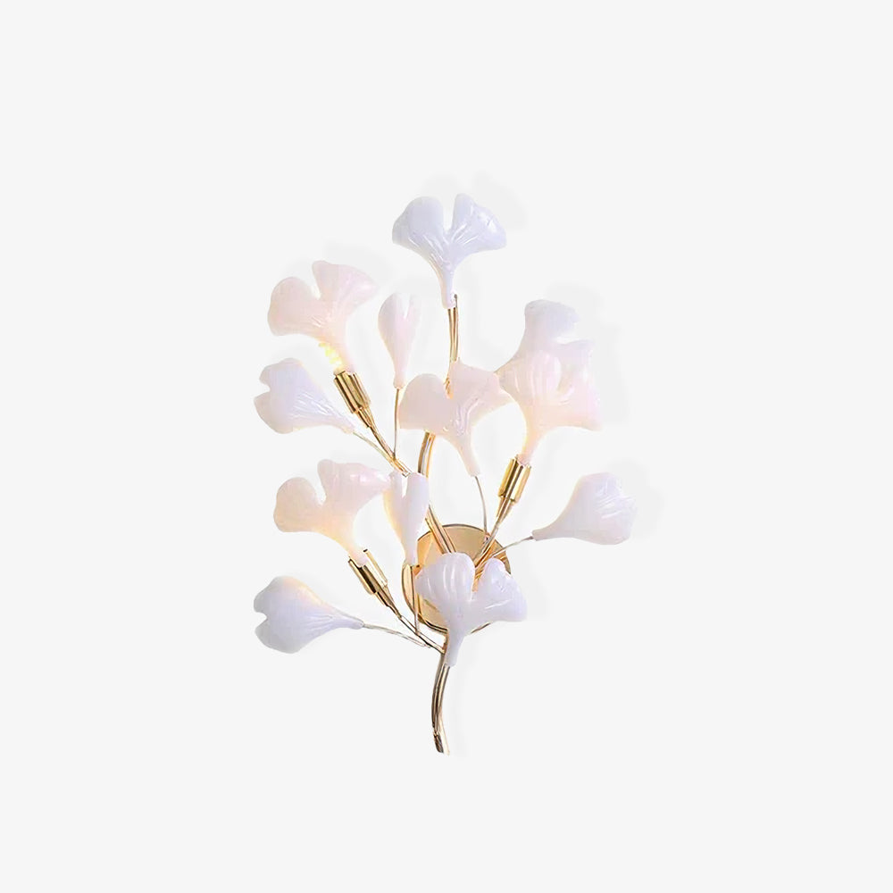 Gingko Wall Light, Hardwired Wall Sconce, detail 2