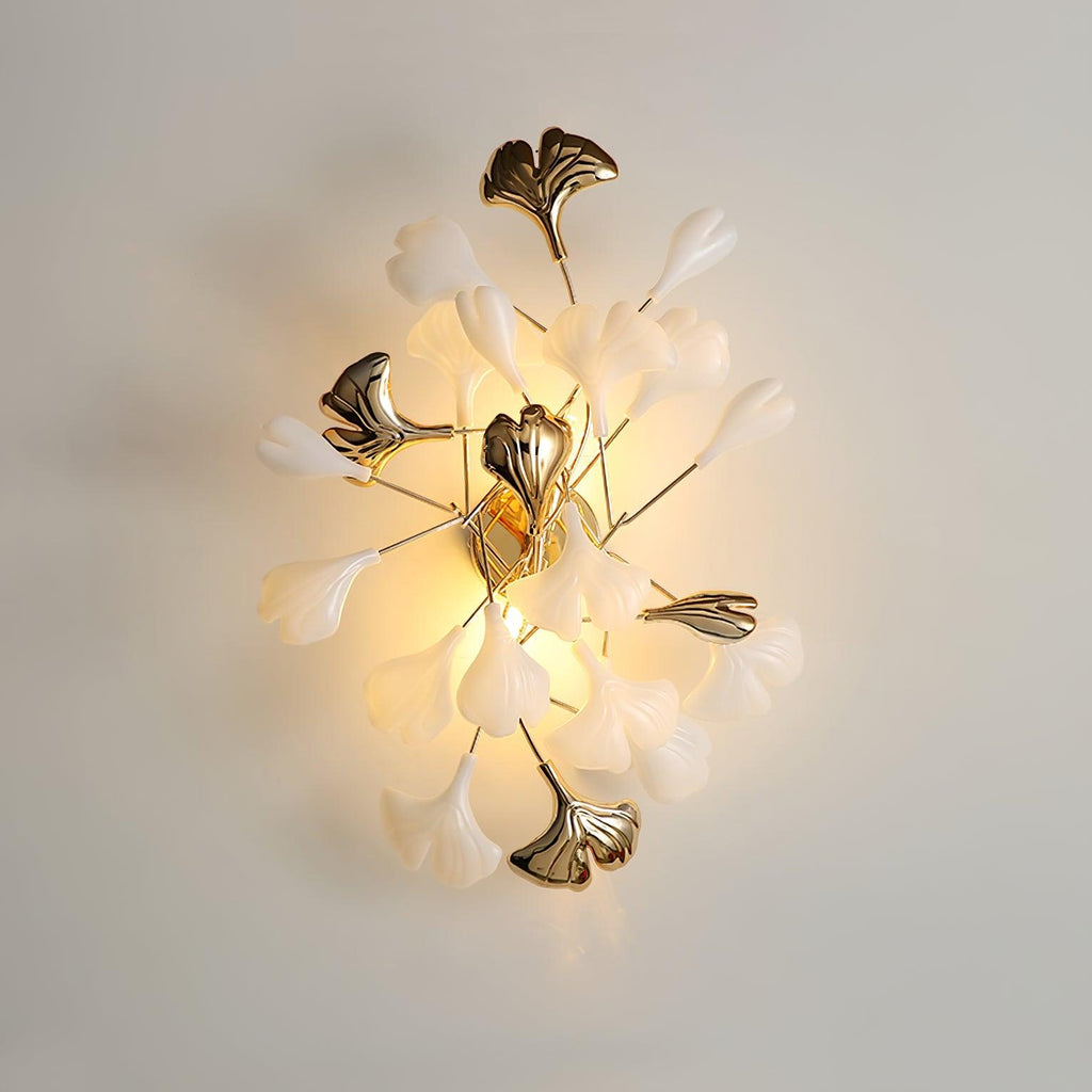 Gingko Wall Light, Hardwired Wall Sconce, detail 6
