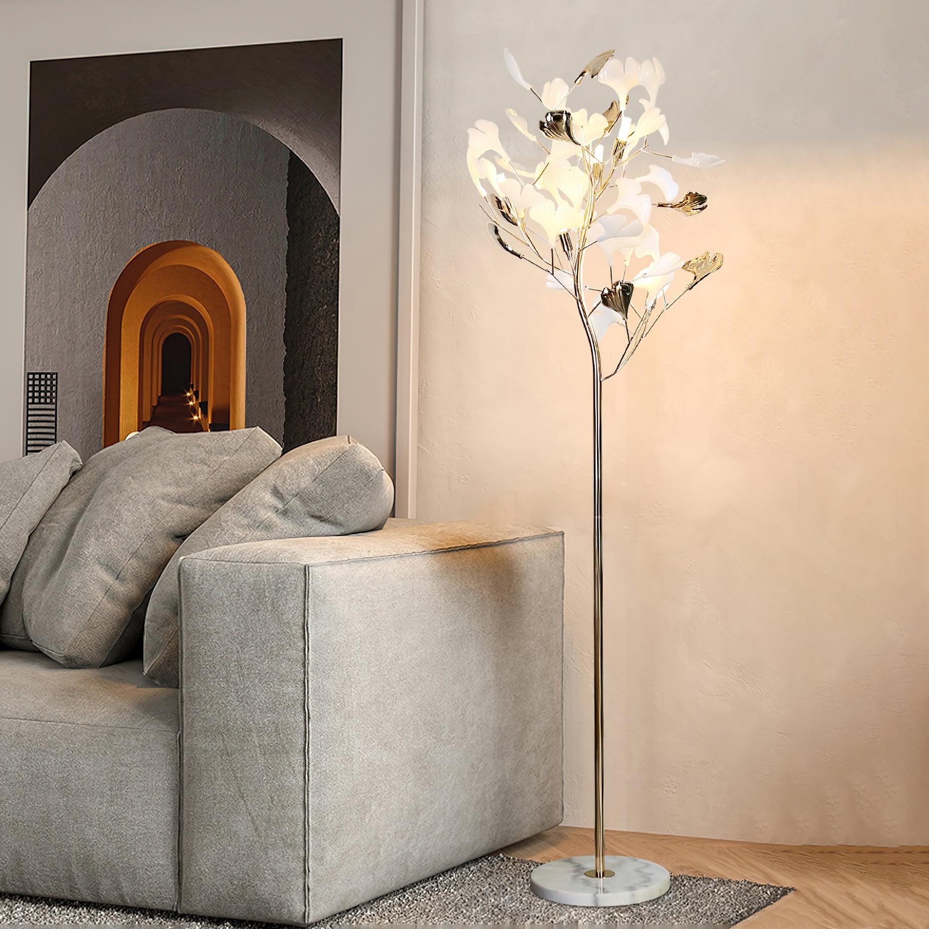 Gingko Leaf Floor Light, Floor Lamp, detail 5