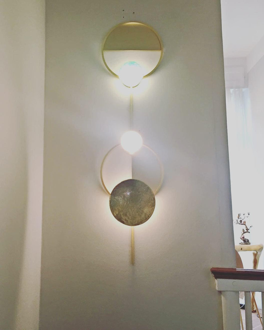 Gemstone Wall Light, Hardwired Wall Sconce, detail 30