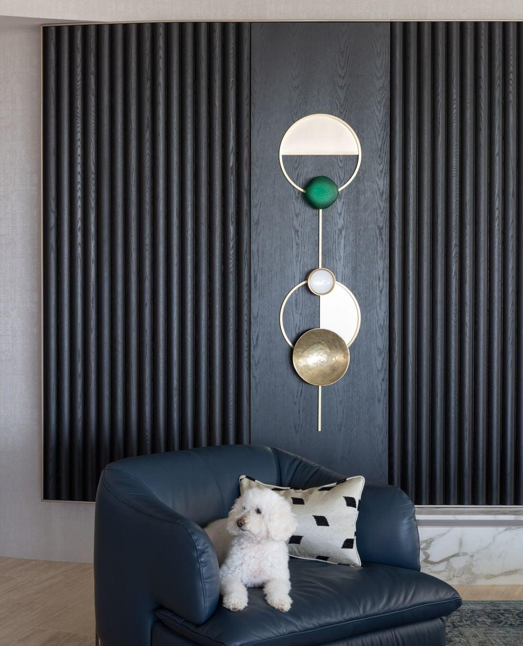 Gemstone Wall Light, Hardwired Wall Sconce, detail 2