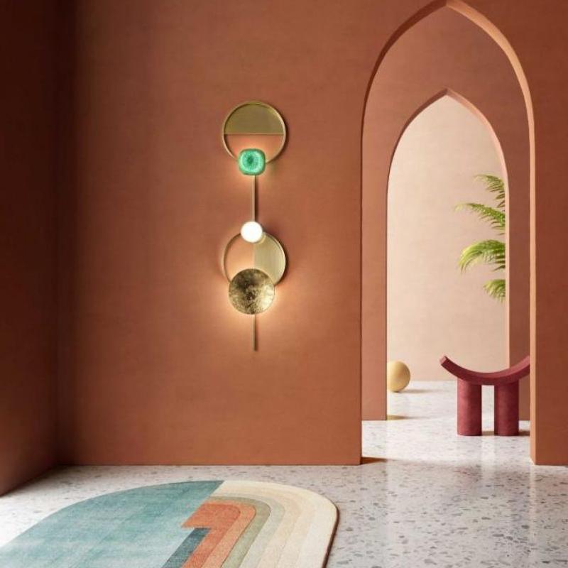 Gemstone Wall Light, Hardwired Wall Sconce, detail 7