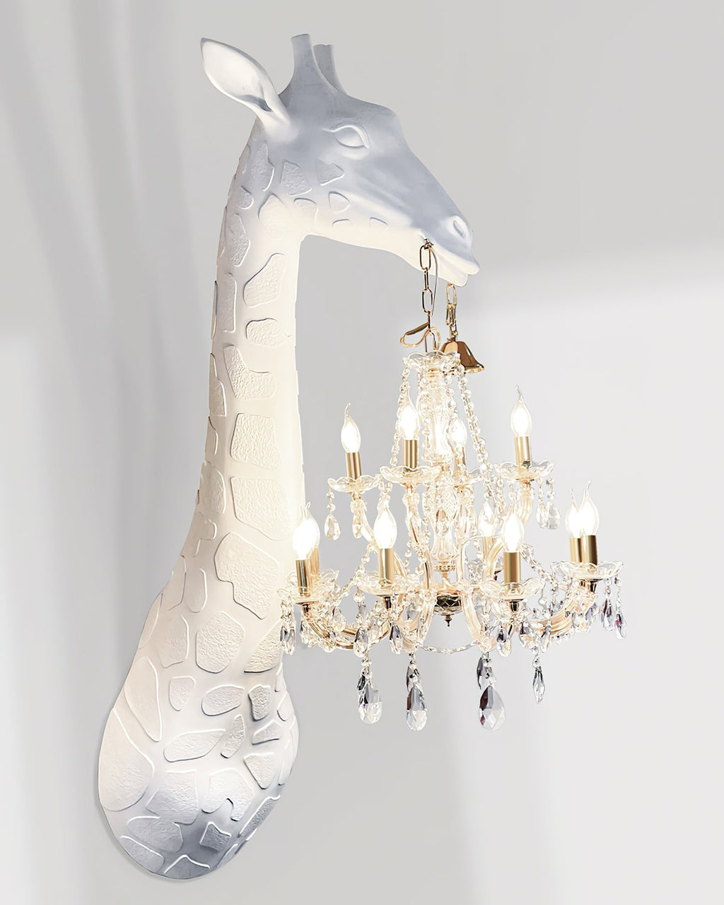 Giraffe Royale Wall Light, Hardwired Wall Sconce, detail 16
