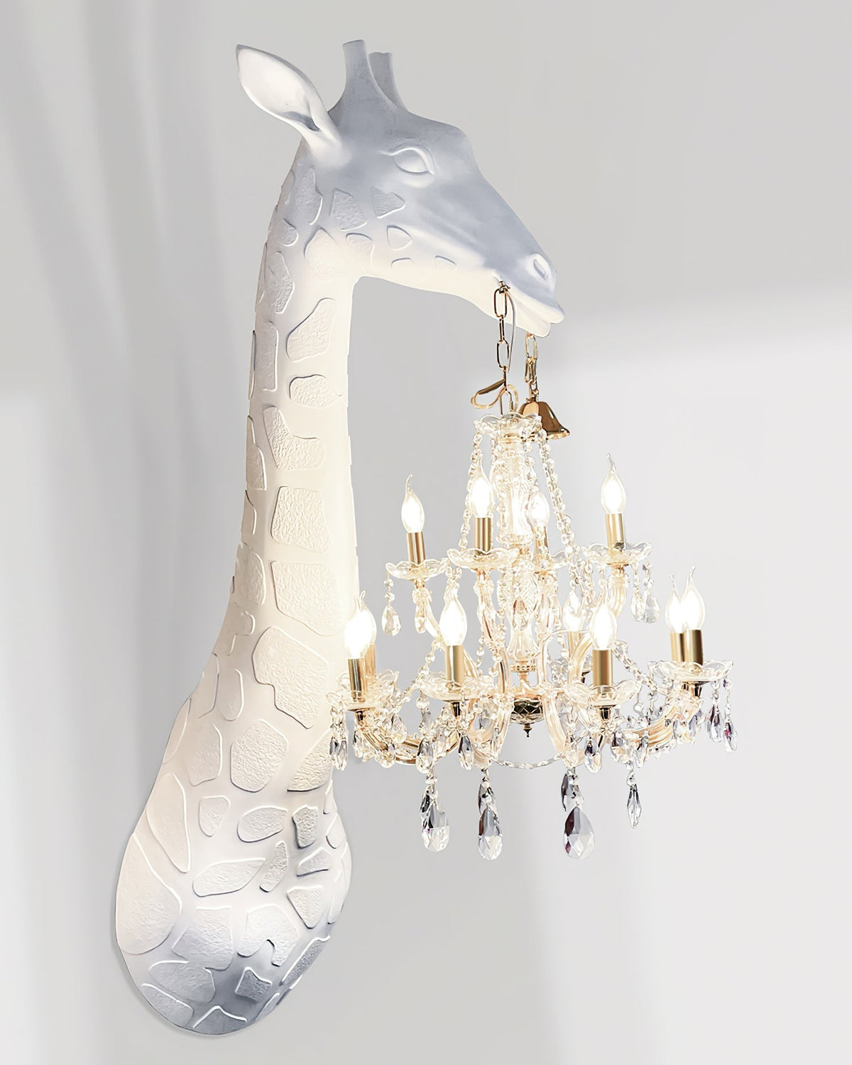 Giraffe Royale Wall Light, Hardwired Wall Sconce, detail 16