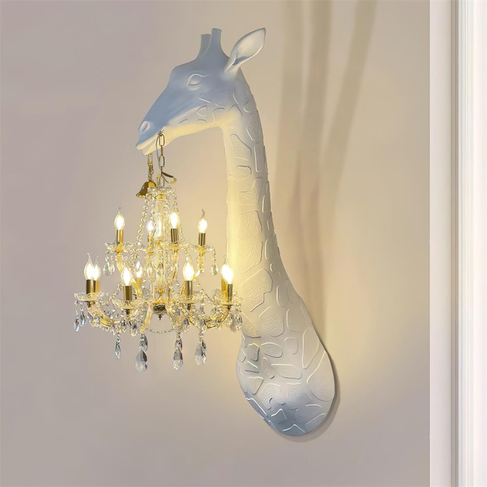 Giraffe Royale Wall Light, Hardwired Wall Sconce, detail 5