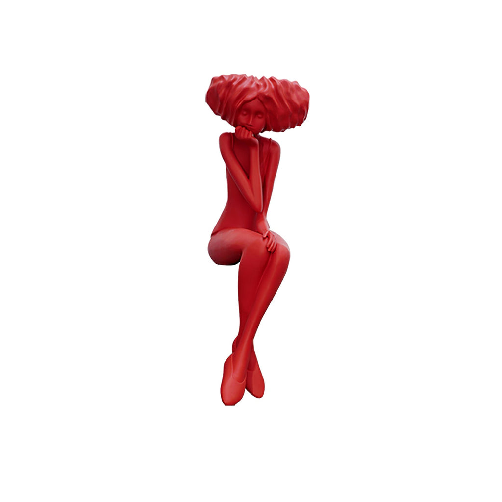 Glass Girl Meditate Sculpture Ornaments, Floor Lamp, detail 34