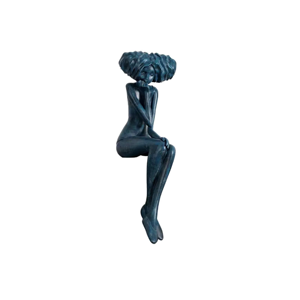 Glass Girl Meditate Sculpture Ornaments, Floor Lamp, detail 29