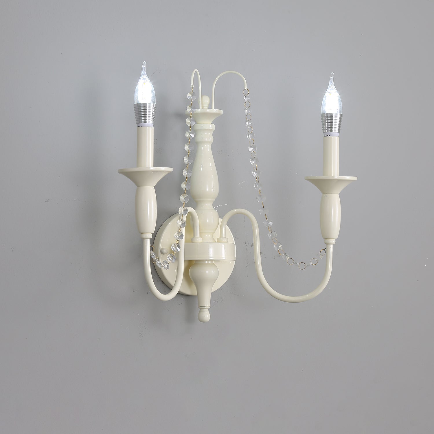 Glacial Wall Light, Hardwired Wall Sconce, detail 8