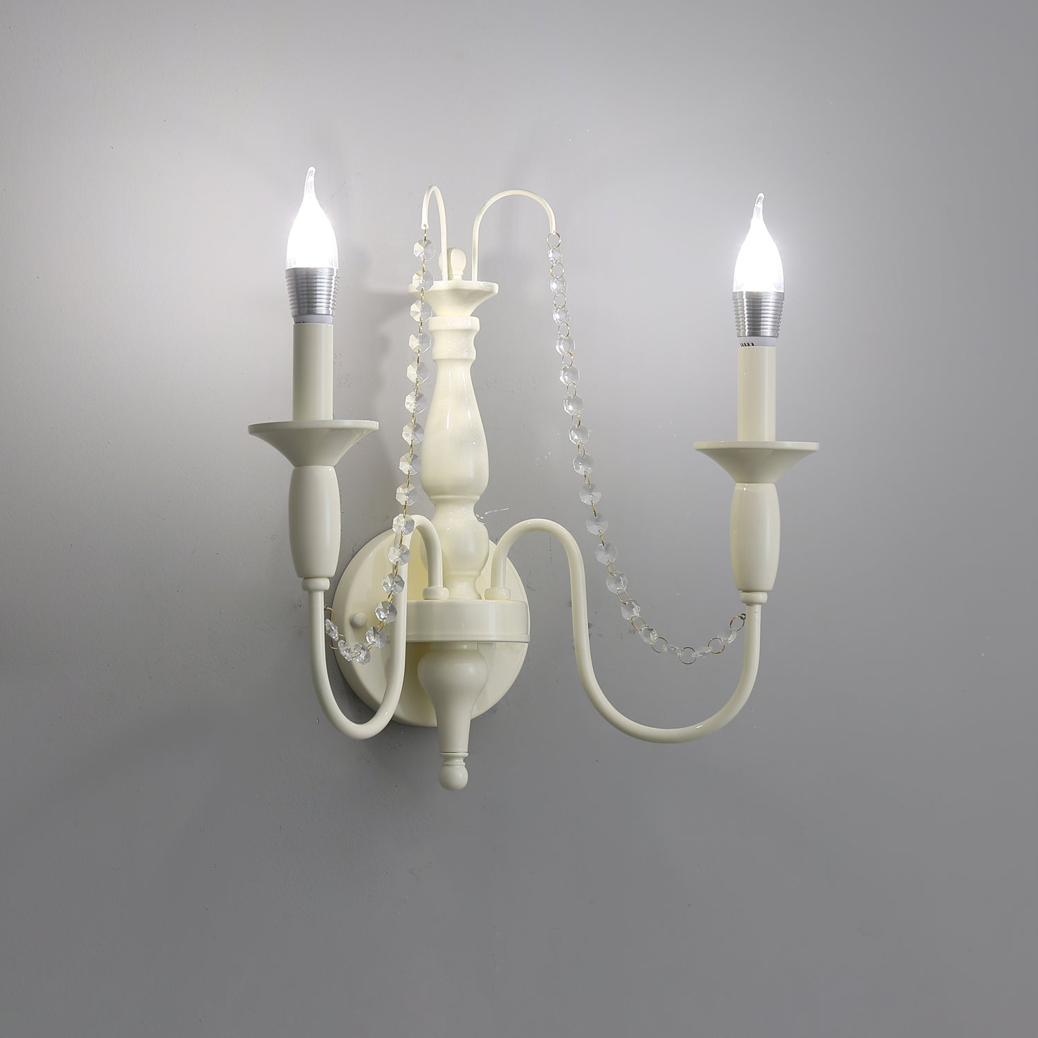 Glacial Wall Light, Hardwired Wall Sconce, detail 4