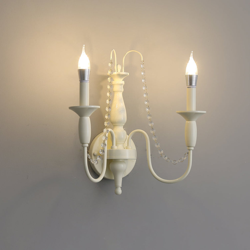 Glacial Wall Light, Hardwired Wall Sconce, detail 9