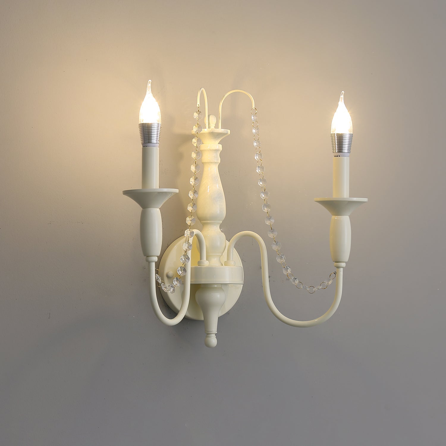 Glacial Wall Light, Hardwired Wall Sconce, detail 9