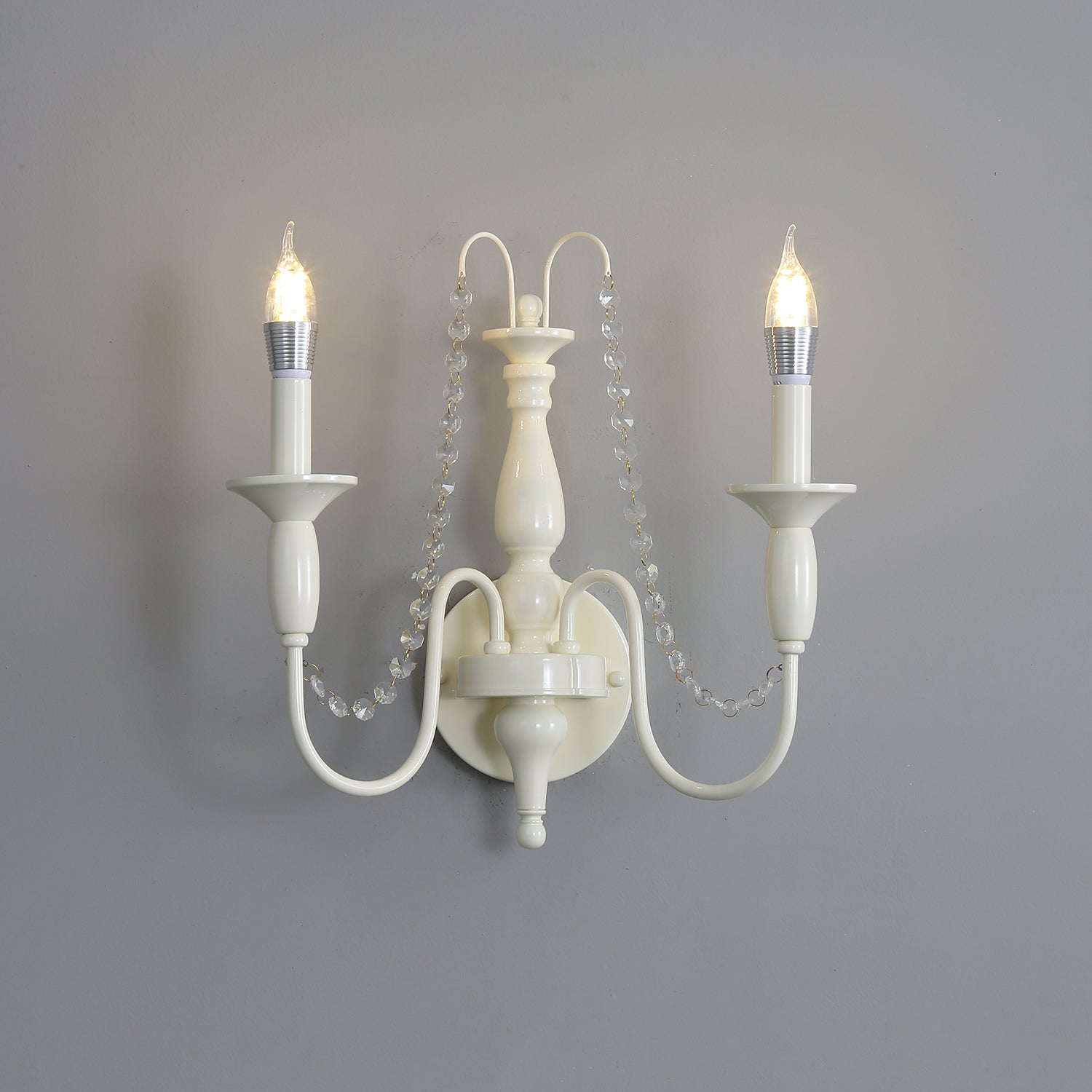 Glacial Wall Light, Hardwired Wall Sconce, detail 5