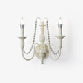 Glacial Wall Light, Hardwired Wall Sconce, Metal, Dia 15cm x H 40cm