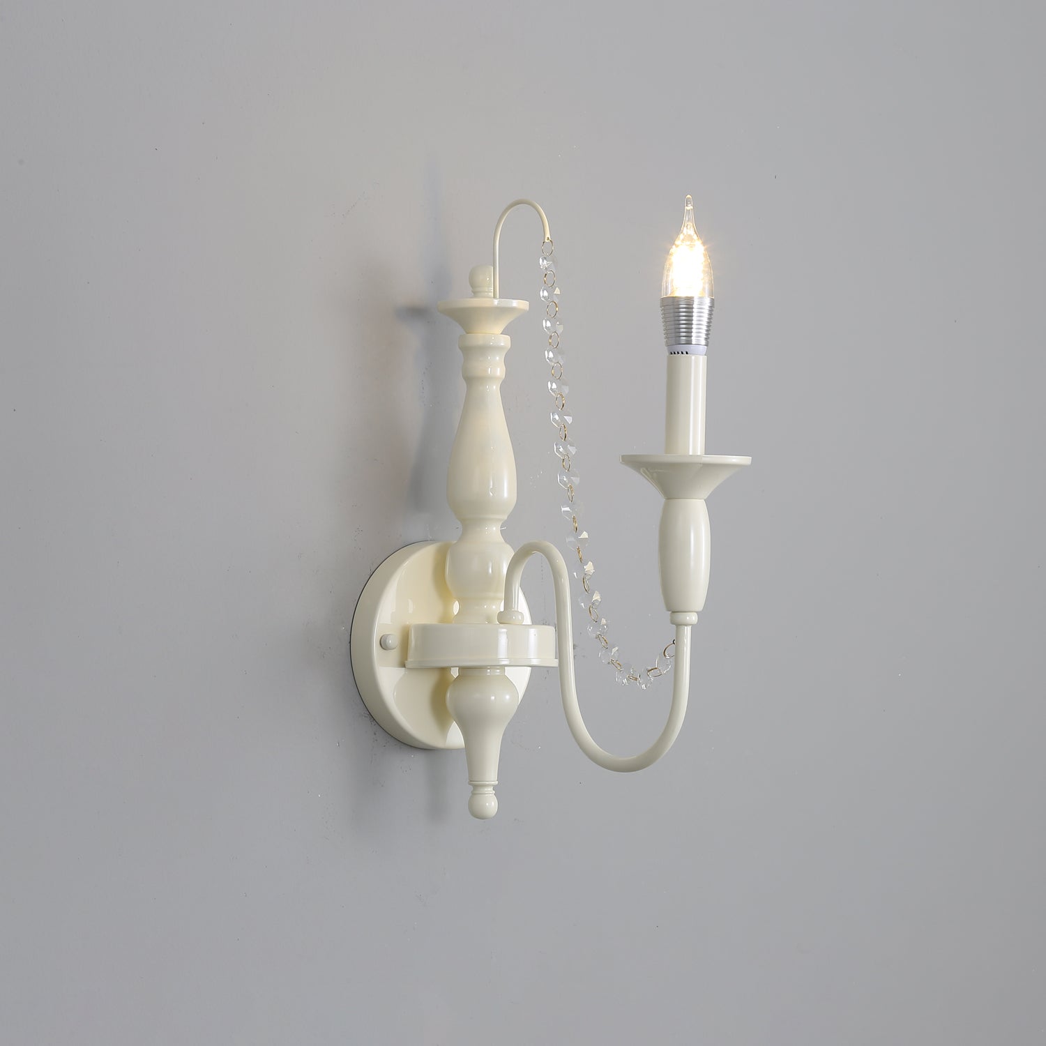 Glacial Wall Light, Hardwired Wall Sconce, detail 14