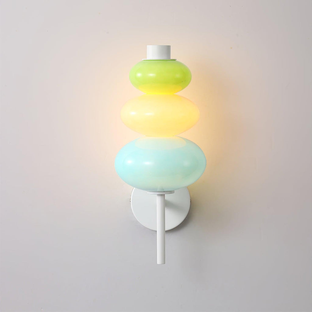 Glass Candy String Lamp bracket Wall Light, Bedroom Wall Sconce, detail 2