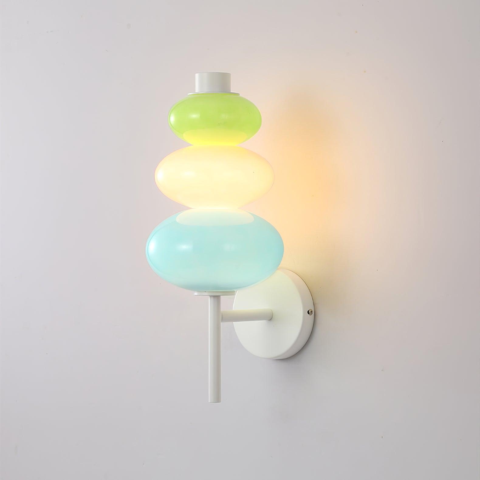Glass Candy String Lamp bracket Wall Light, Bedroom Wall Sconce, detail 6