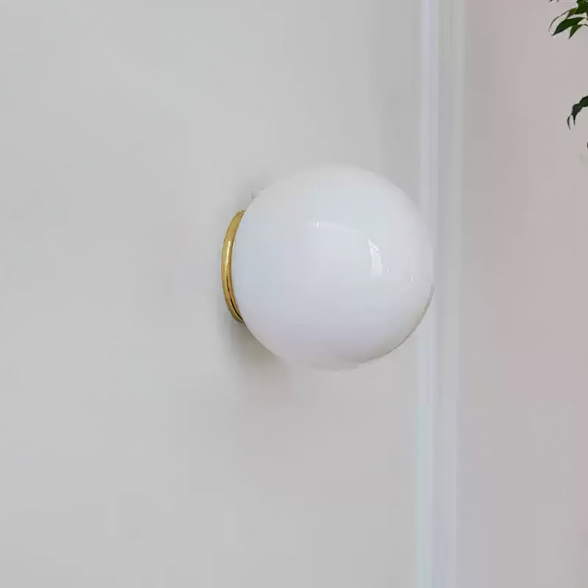 Glass Mini Orb Wall Light, Hardwired Wall Sconce, detail 14