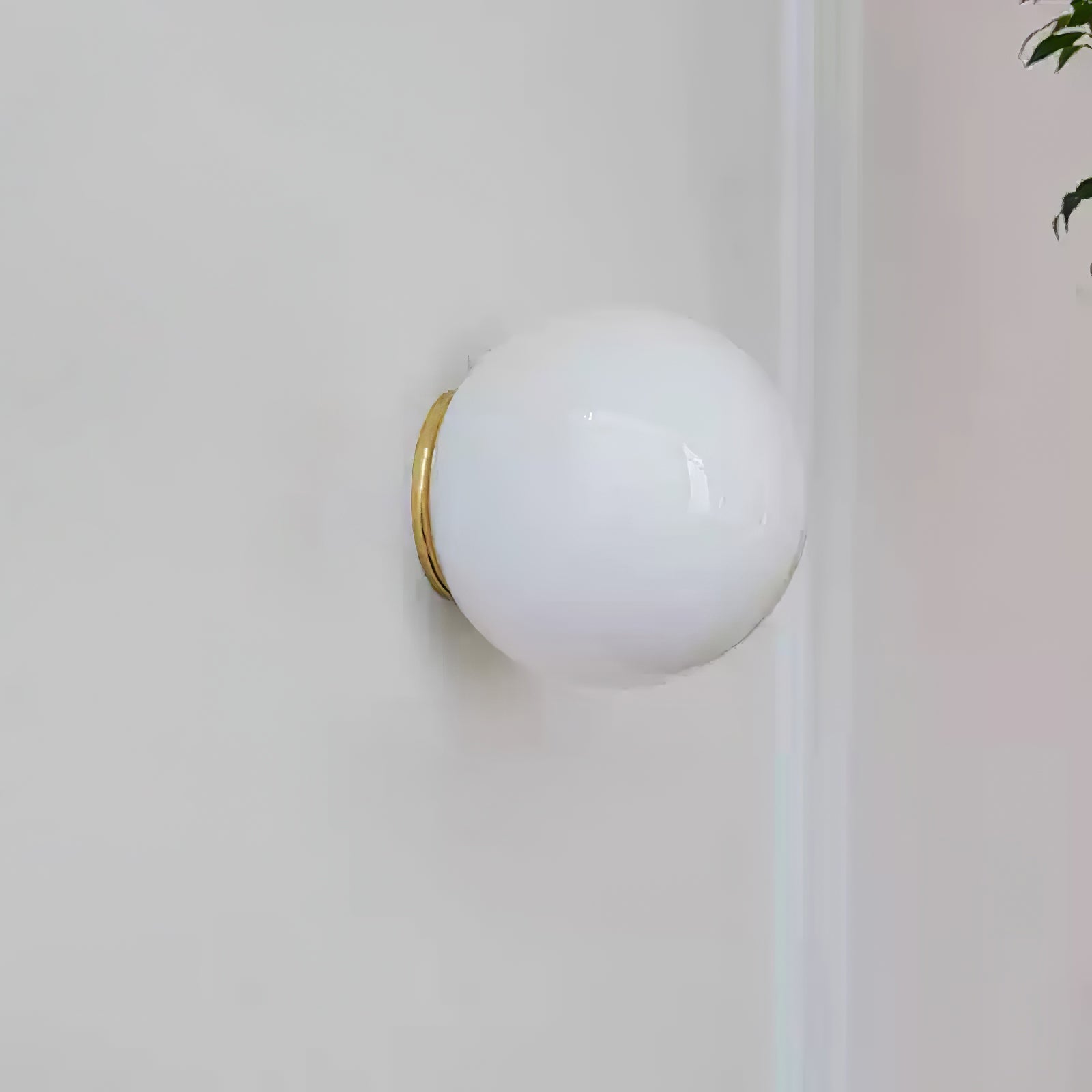 Glass Mini Orb Wall Light, Hardwired Wall Sconce, detail 14