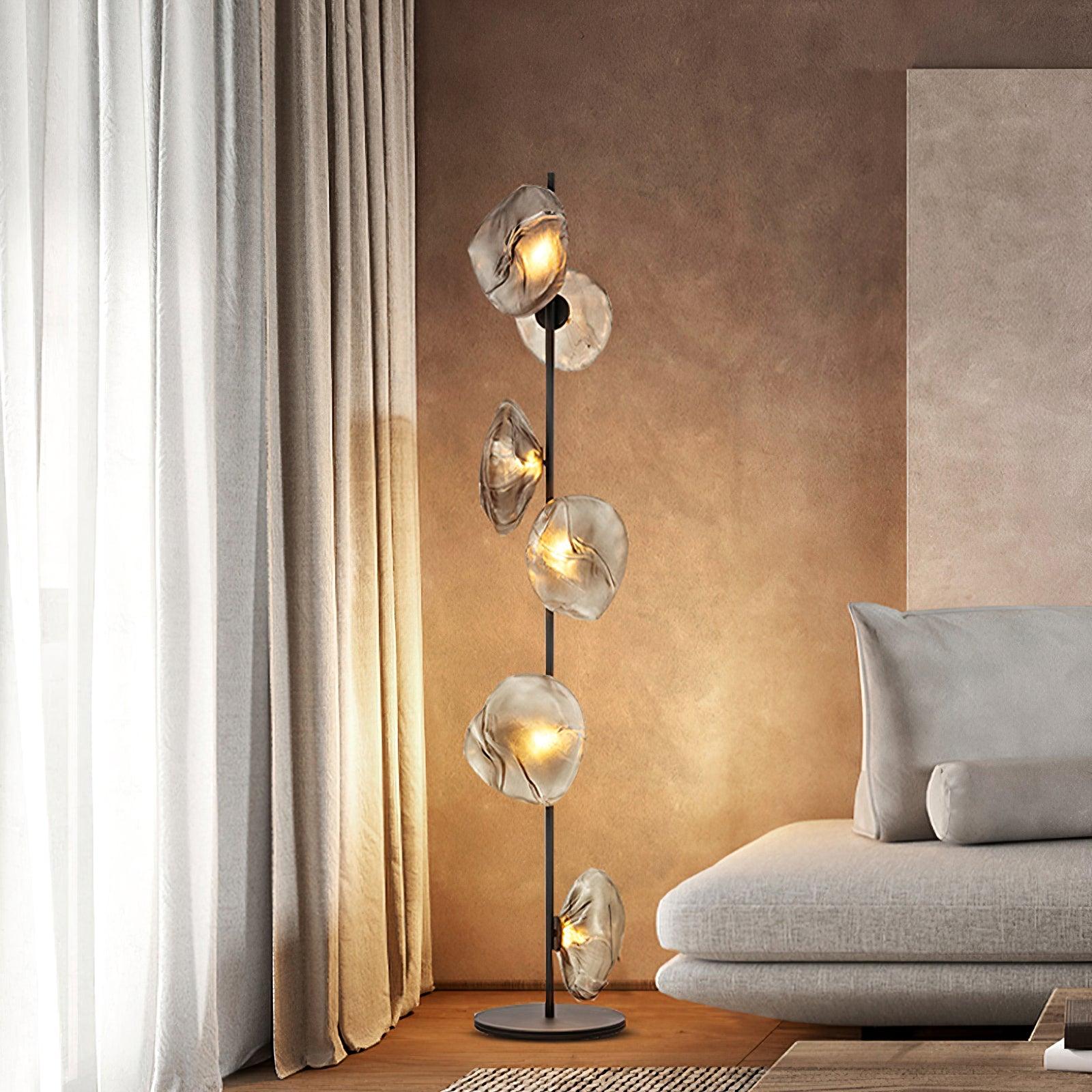 Glass Mesh Petals Floor Light, Floor Lamp, detail 2
