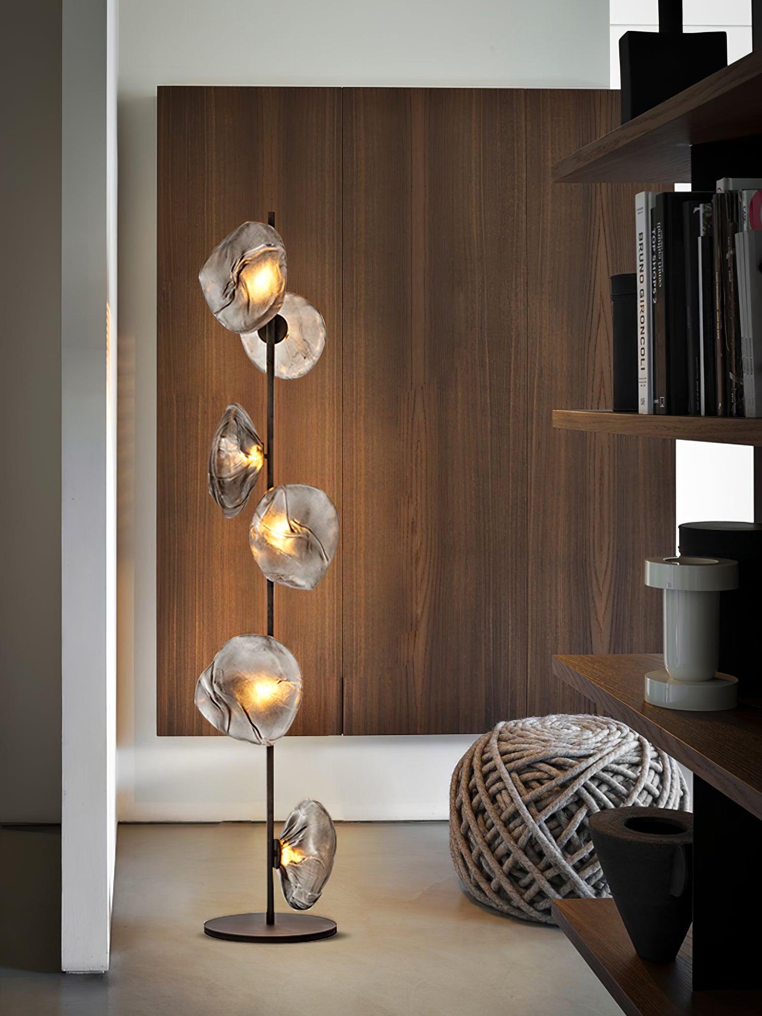 Glass Mesh Petals Floor Light, Floor Lamp, detail 3