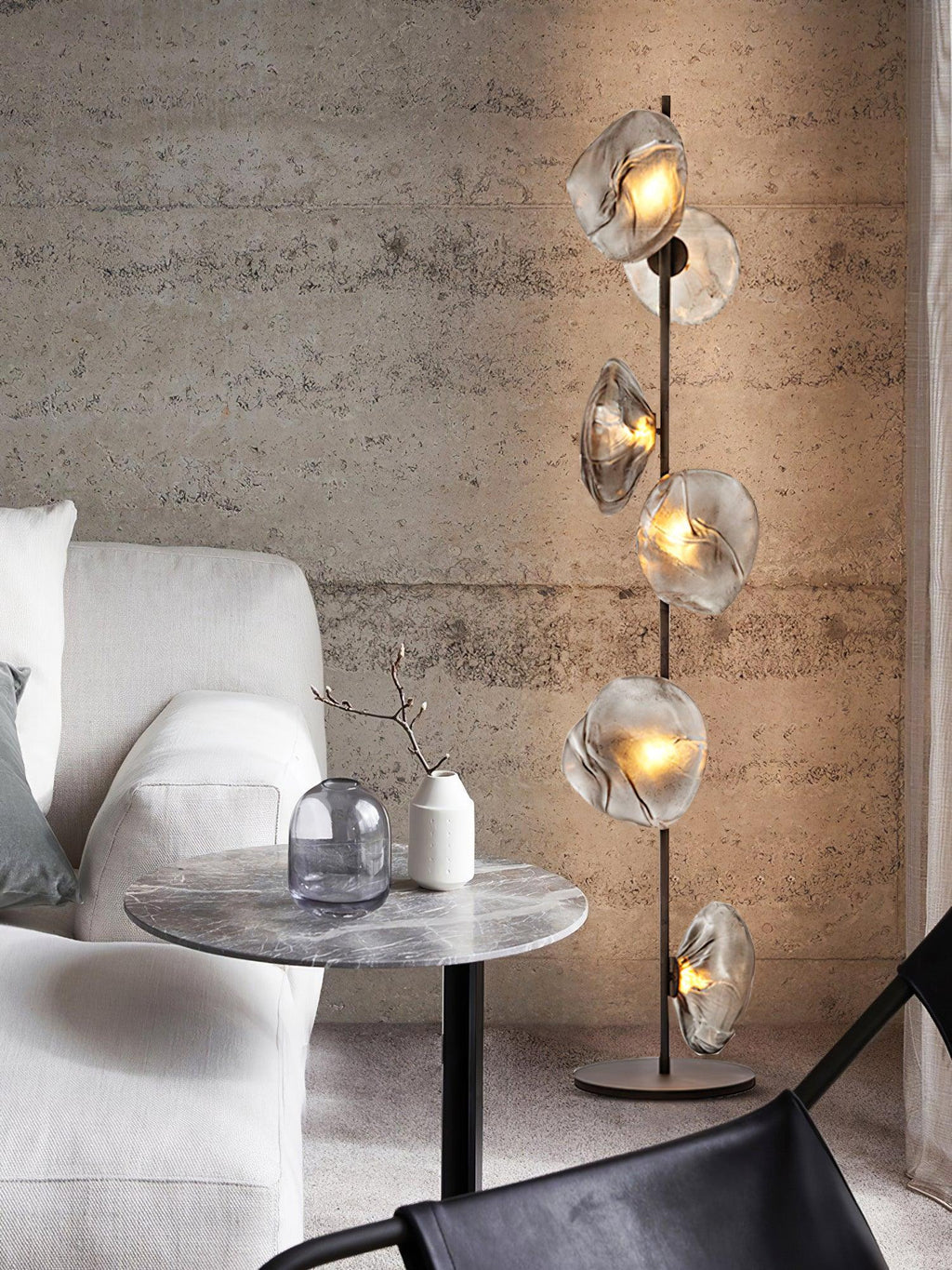 Glass Mesh Petals Floor Light, Floor Lamp, detail 5
