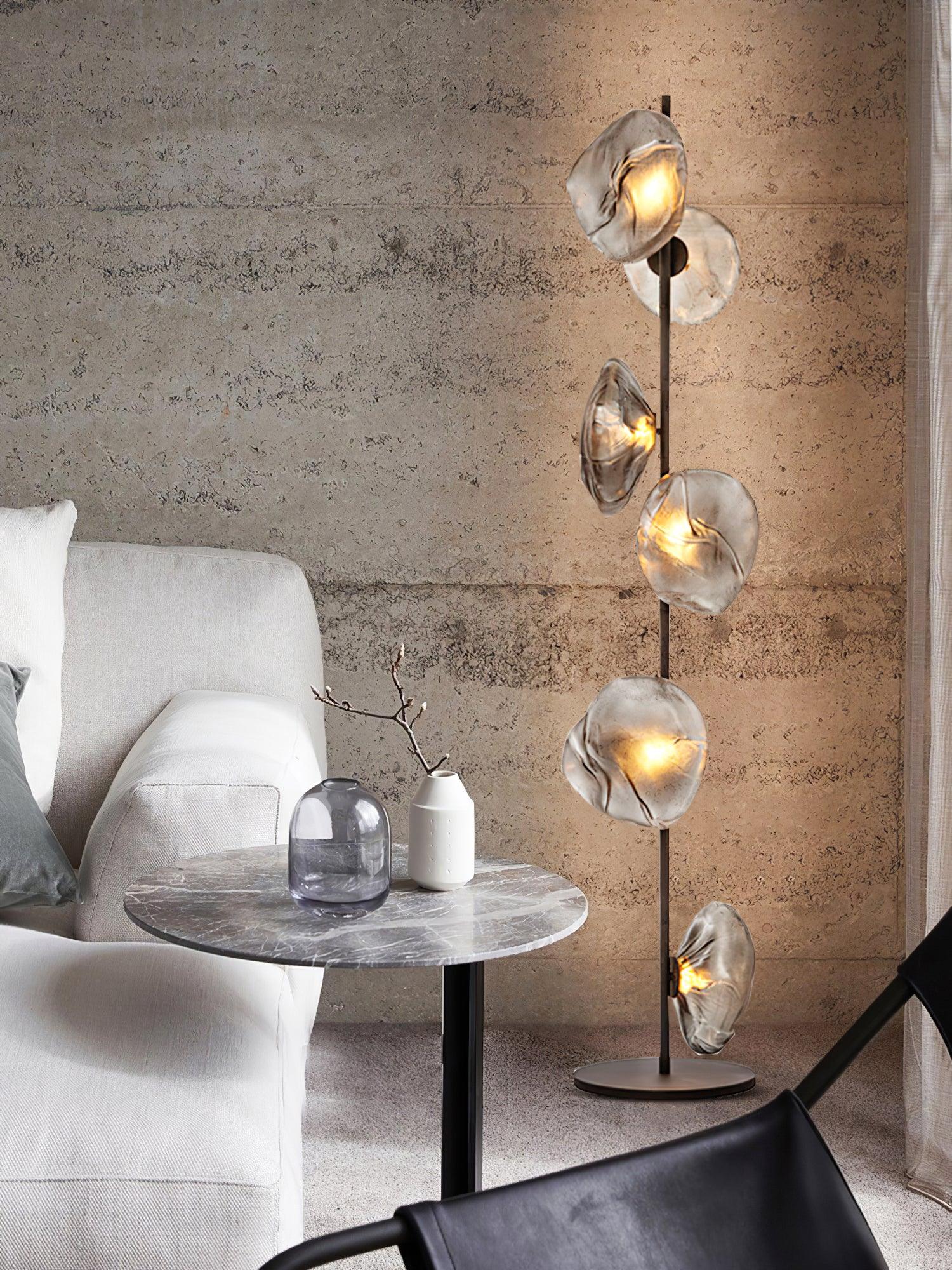 Glass Mesh Petals Floor Light, Floor Lamp, detail 5