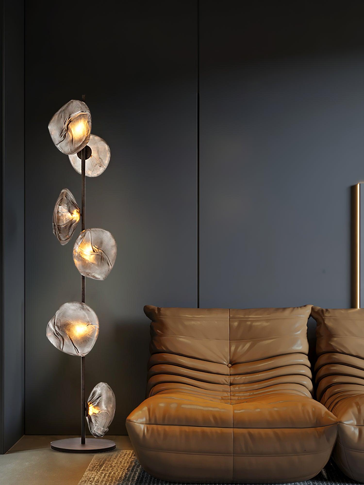 Glass Mesh Petals Floor Light, Floor Lamp, detail 6