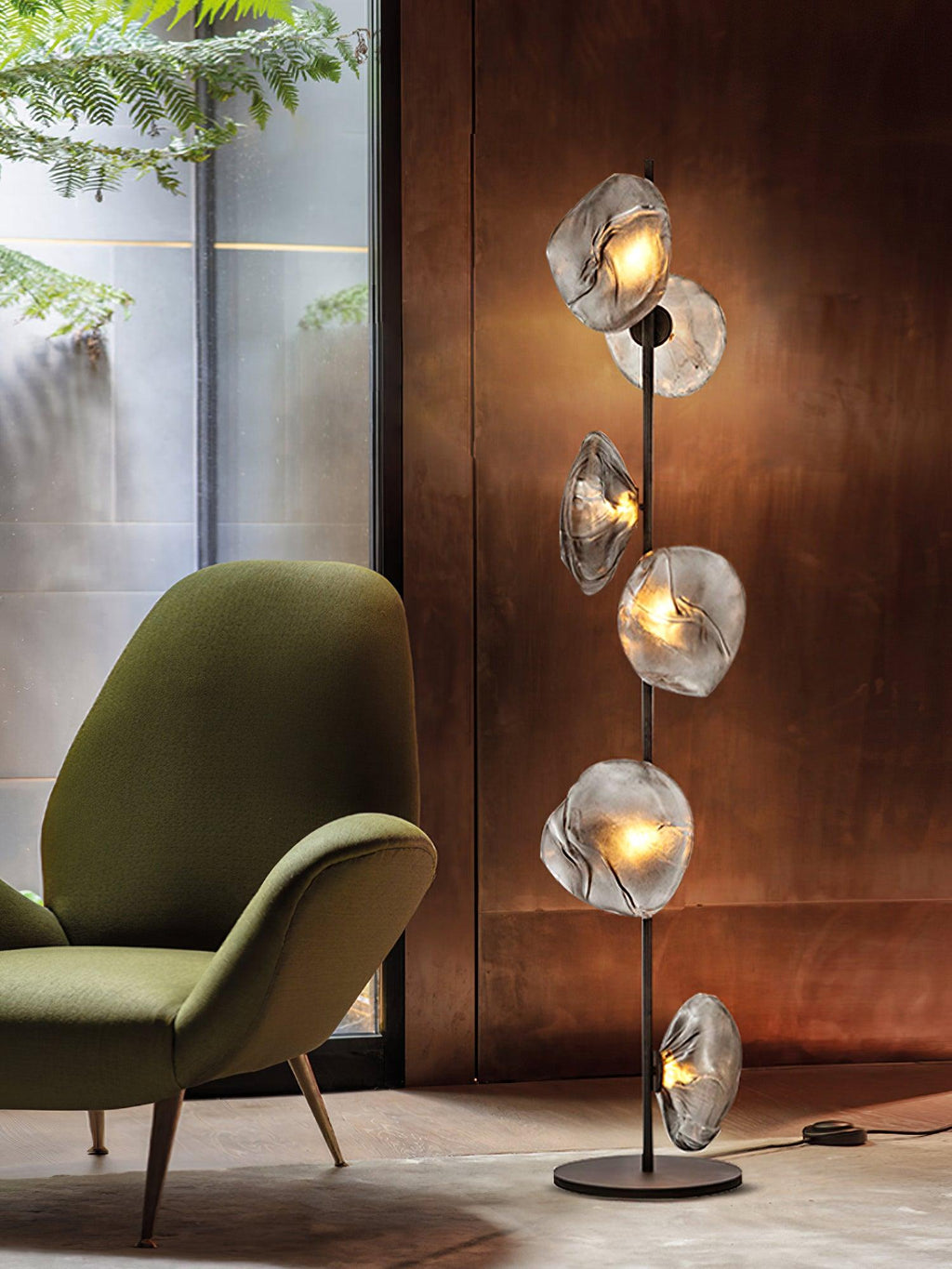 Glass Mesh Petals Floor Light, Floor Lamp, detail 7