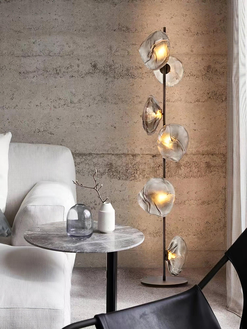 Glass Mesh Petals Floor Light, Floor Lamp, detail 12
