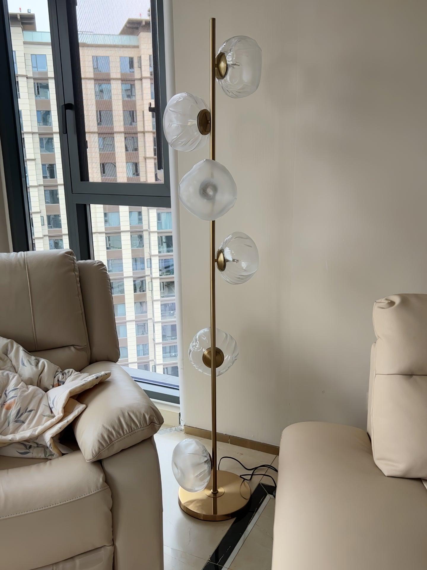 Glass Mesh Petals Floor Light, Floor Lamp, detail 13
