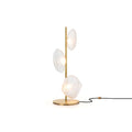 Glass Petals Table Light, Bedside Table Lamp, Metal, Dia 35cm x H 90cm