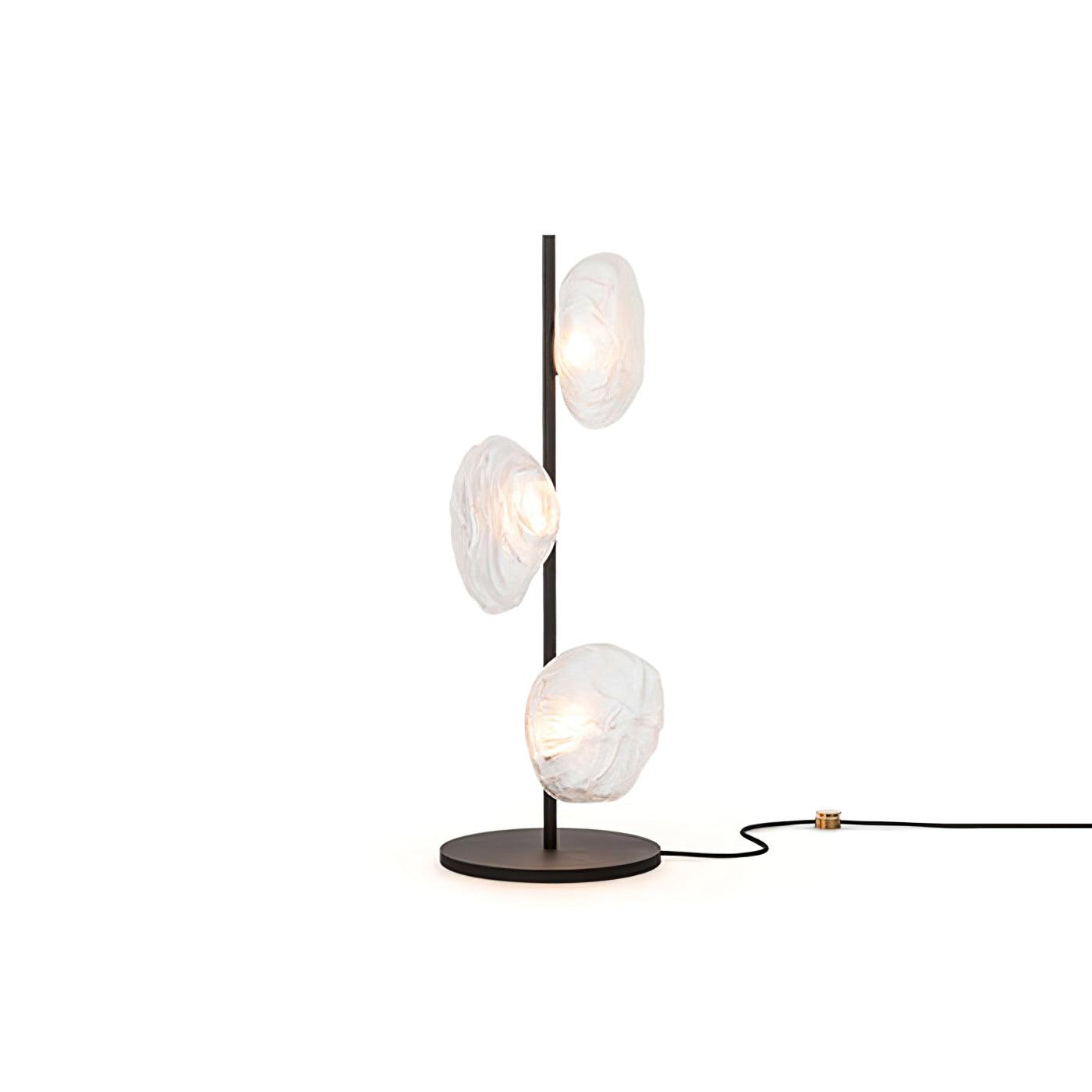 Glass Petals Table Light, Bedside Table Lamp, detail 19