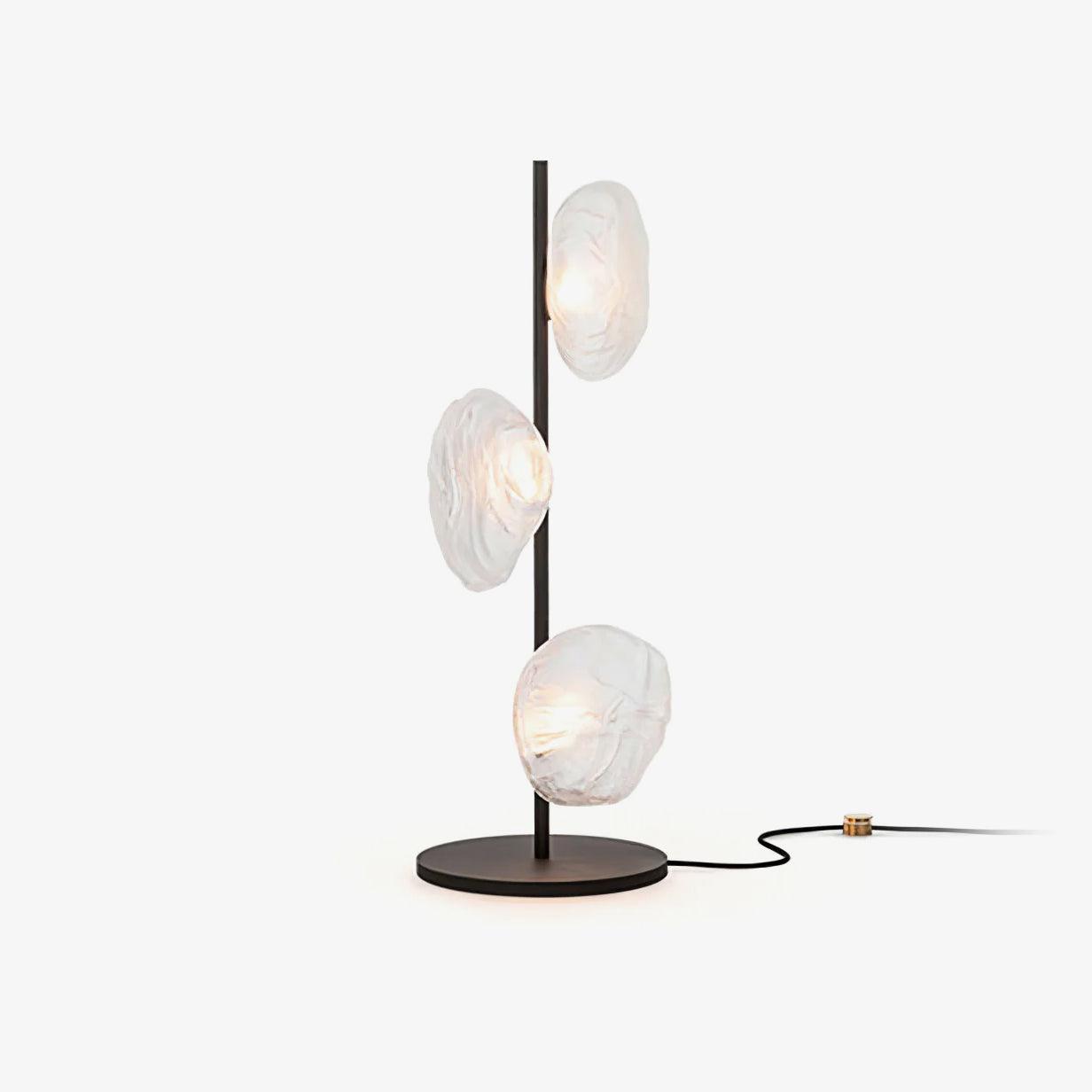 Glass Petals Table Light, Bedside Table Lamp, detail 2