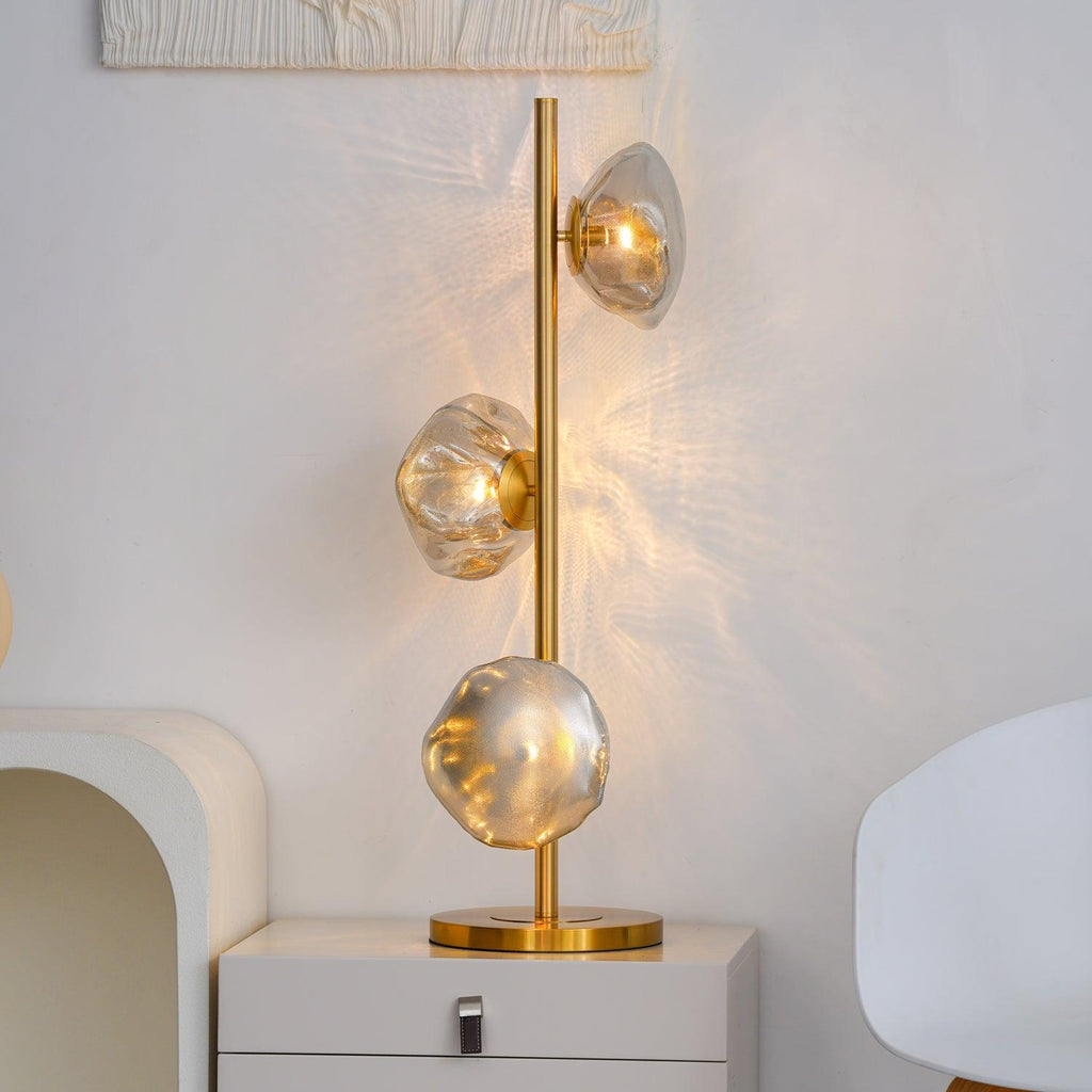 Glass Petals Table Light, Bedside Table Lamp, detail 6