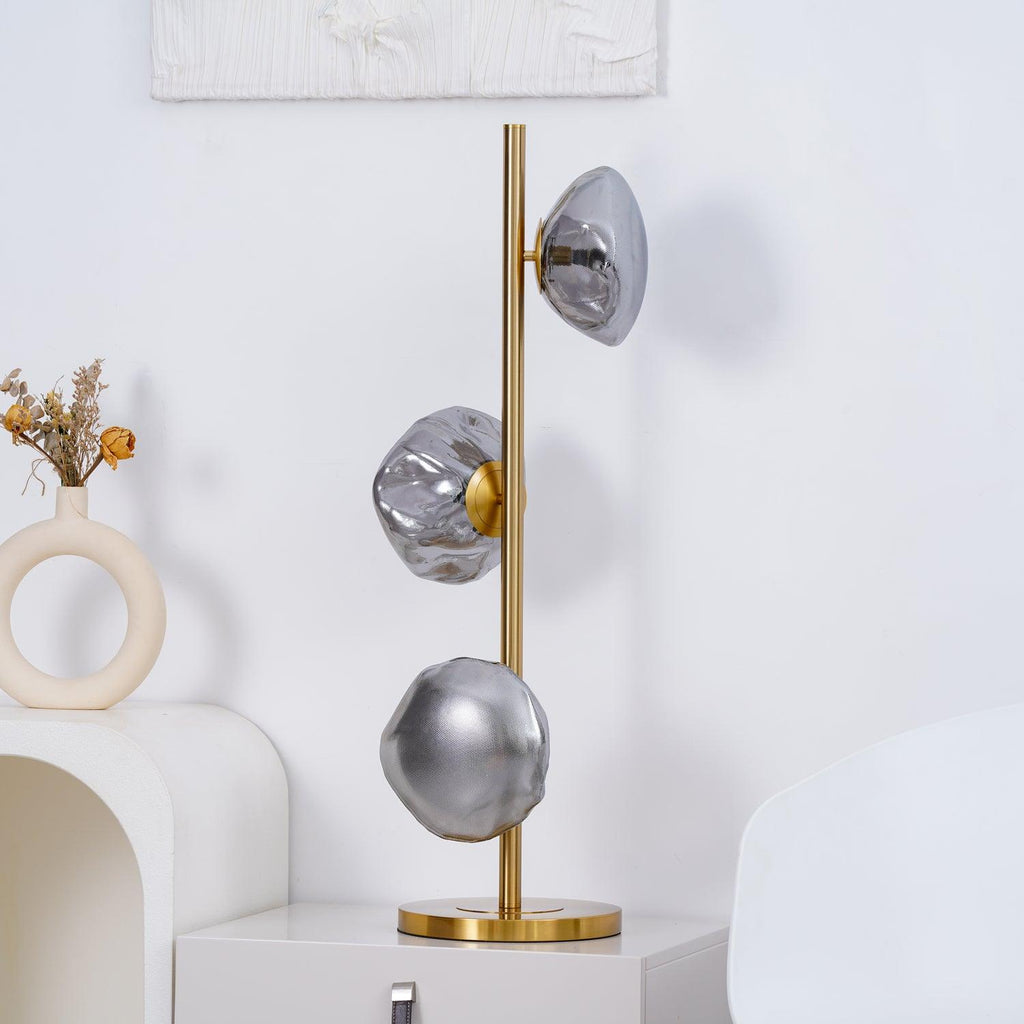 Glass Petals Table Light, Bedside Table Lamp, detail 7