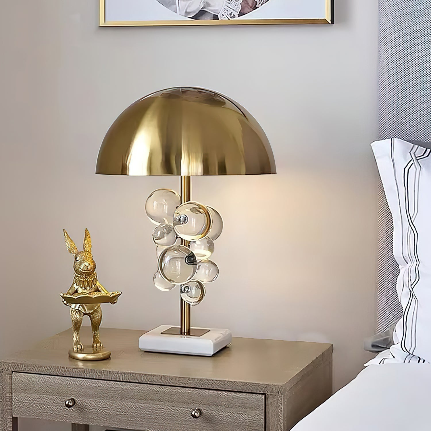 Globo Table Light, Bedside Table Lamp, detail 2