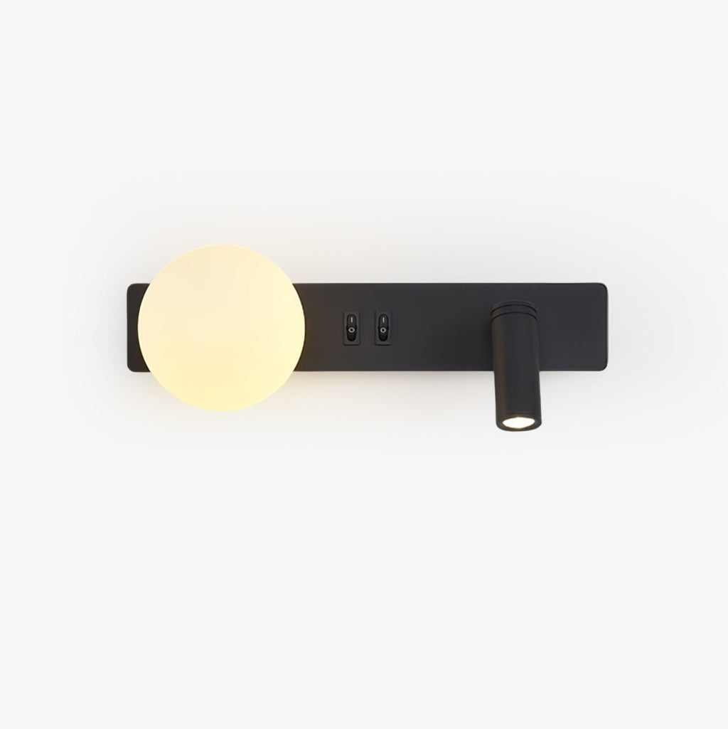 Glos Slim Wall Light, Hardwired Wall Sconce, Metal, L 30cm x W 10cm