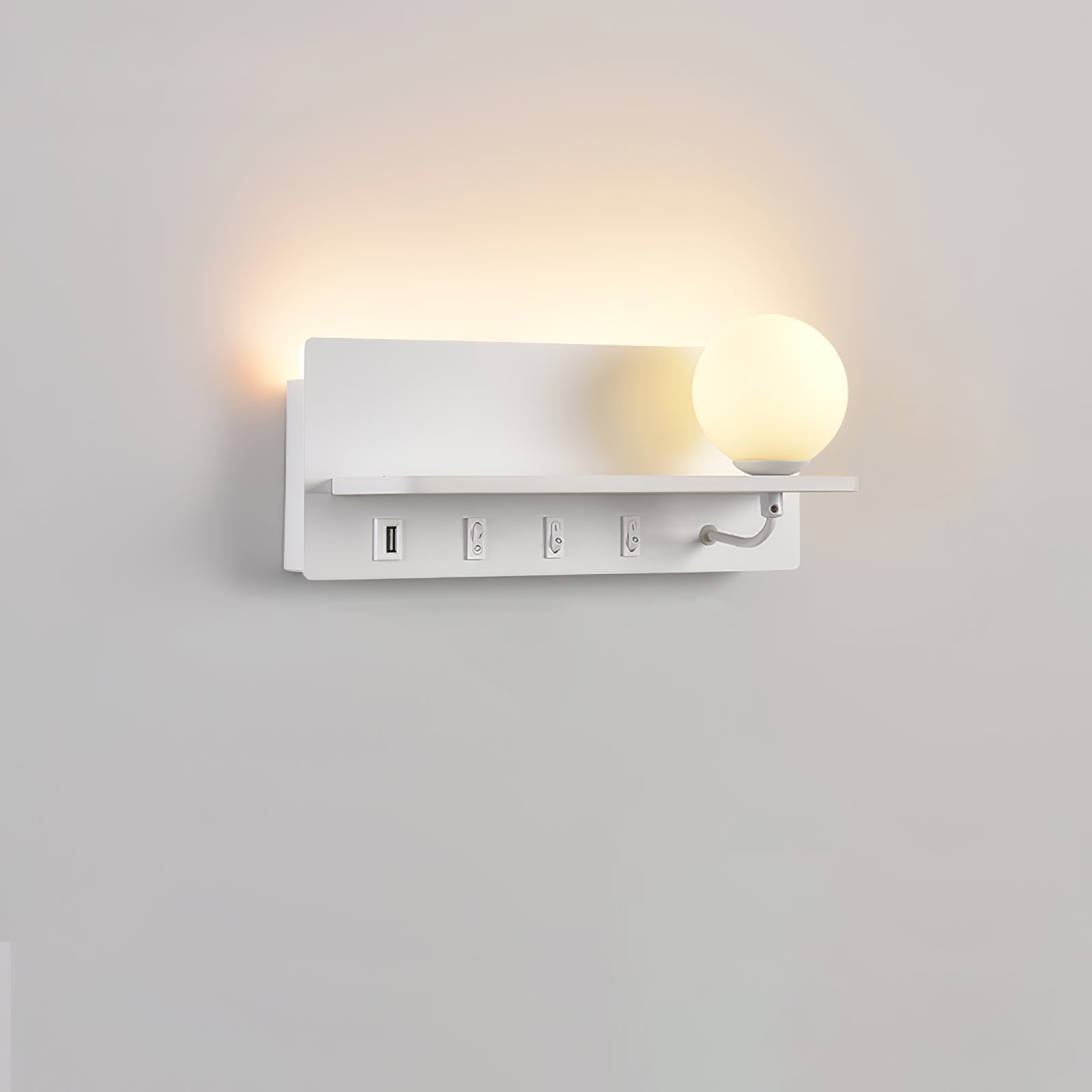 Glos Slim Wall Light, Hardwired Wall Sconce, detail 28