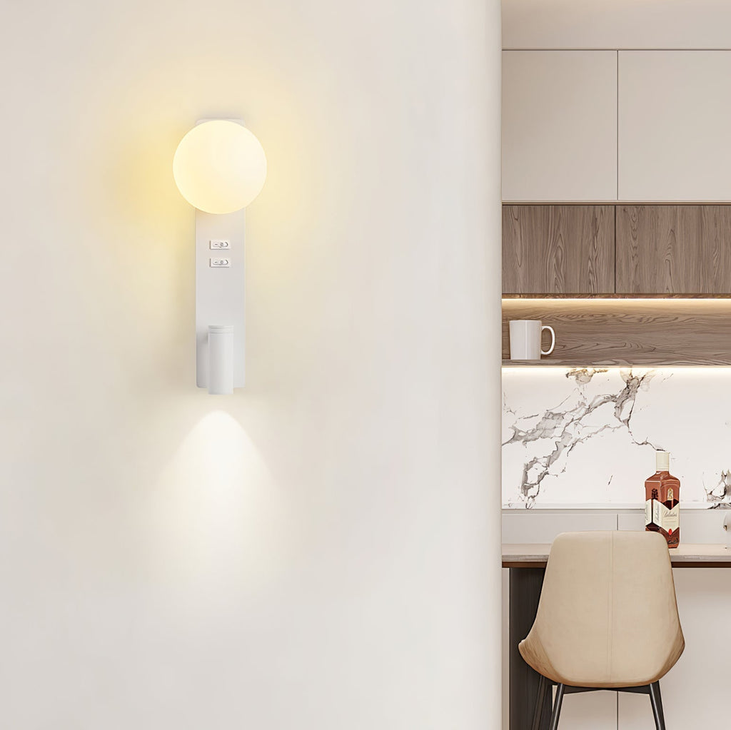 Glos Slim Wall Light, Hardwired Wall Sconce, detail 9