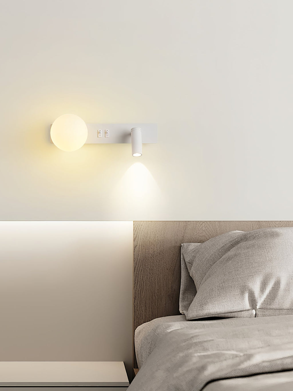 Glos Slim Wall Light, Hardwired Wall Sconce, detail 13