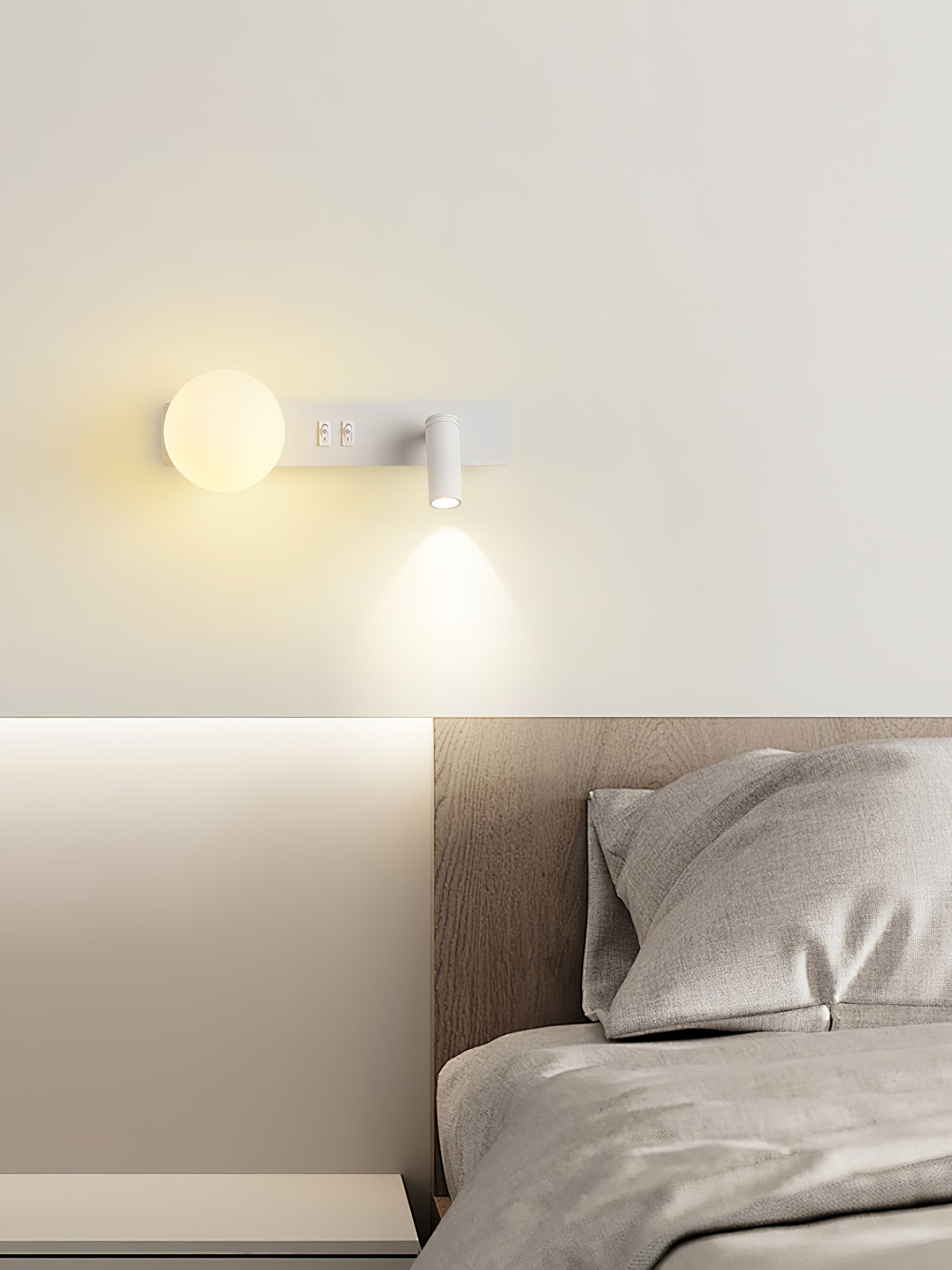 Glos Slim Wall Light, Hardwired Wall Sconce, detail 13