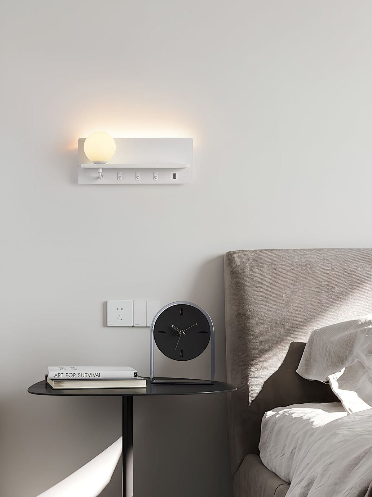 Glos Slim Wall Light, Hardwired Wall Sconce, detail 15
