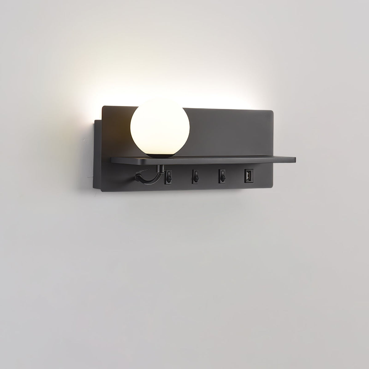 Glos Slim Wall Light, Hardwired Wall Sconce, detail 19