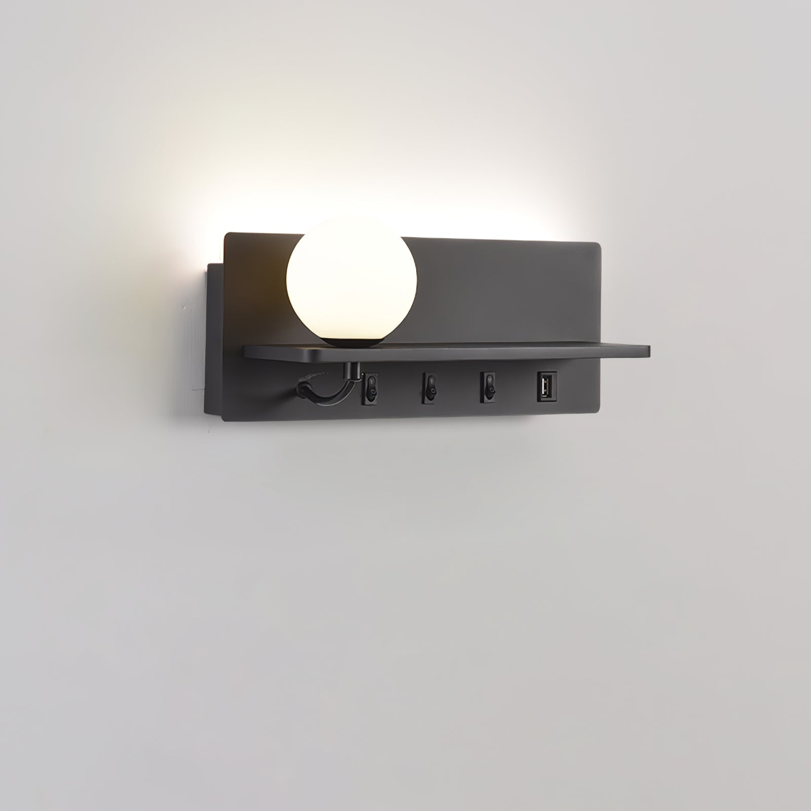 Glos Slim Wall Light, Hardwired Wall Sconce, detail 19