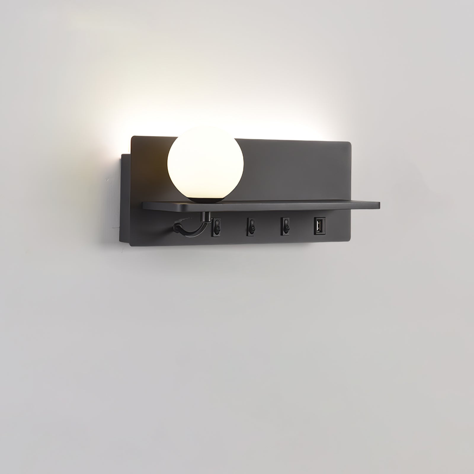 Glos Slim Wall Light, Hardwired Wall Sconce, detail 16