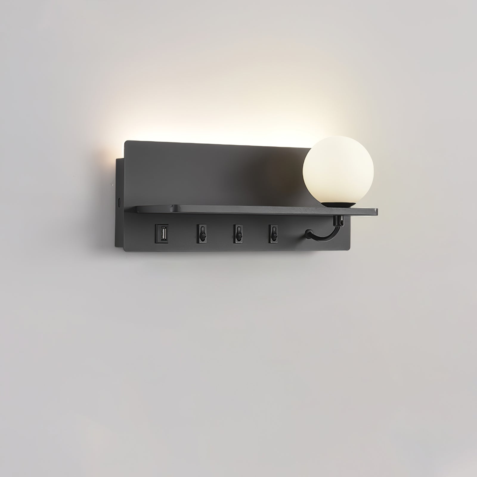 Glos Slim Wall Light, Hardwired Wall Sconce, detail 20